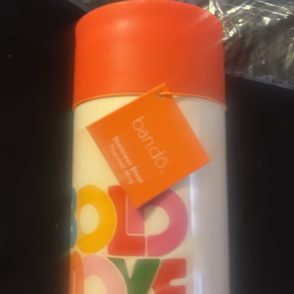 Ban.do STAINLESS STEEL THERMAL MUG 16oz- BOLD MOVE, NWT - Picture 3 of 4